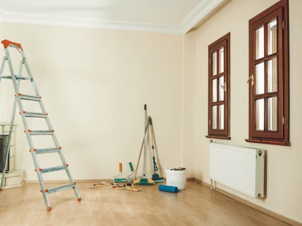 empty room to be painted
